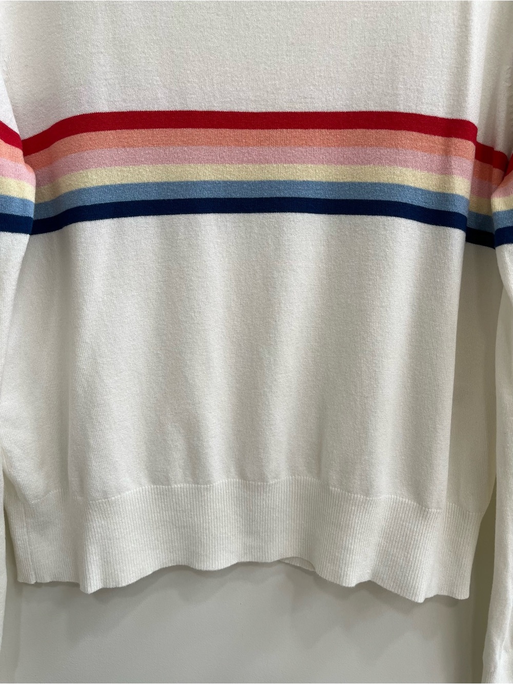 Spiritual Gangster x Madeleine Thompson Rainbow Sweater Large - Picture 9 of 13